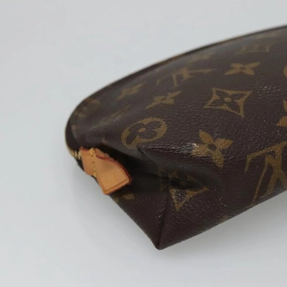 LOUIS VUITTON Monogram Pochette Cosmetic PM Cosmetic Pouch M47515 LV Auth 131212 - Picture 5 of 16